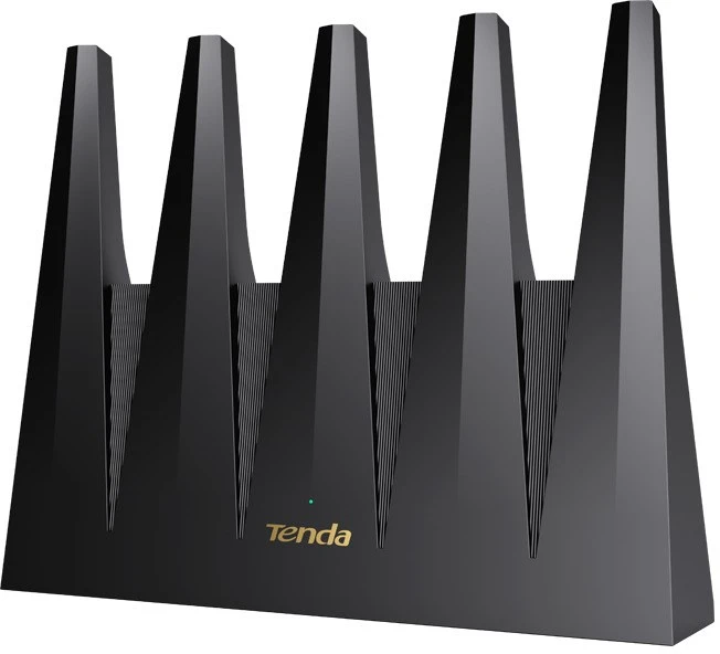 Tenda BE12 Pro belaidis maršrutizatorius 2.5 Gigabit Ethernet Dviguba juosta (2,4 GHz / 5 GHz) Juoda