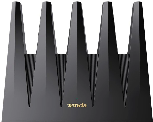 Tenda BE12 Pro belaidis maršrutizatorius 2.5 Gigabit Ethernet Dviguba juosta (2,4 GHz / 5 GHz) Juoda