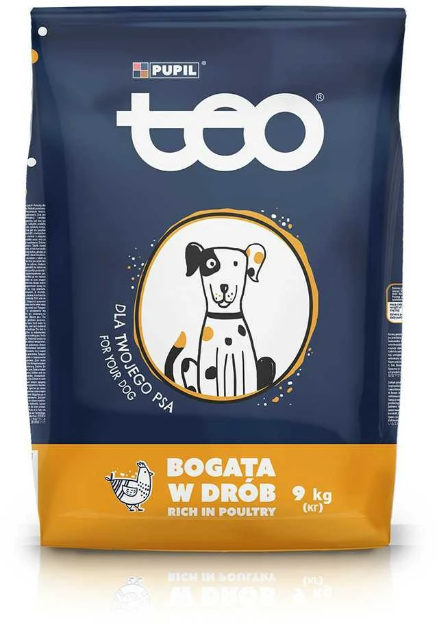 TEO Rich in poultry – sausas Maistas šunims – 9kg