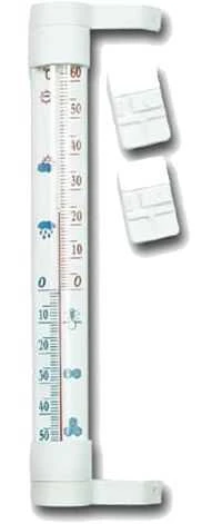Terdens TERMOMETR ZAOKIENNY 19,5cm Baltas