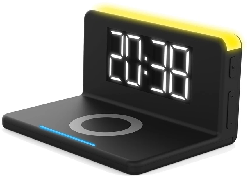 Terratec ChargeAir Skaitmeninis žadintuvas Juoda, Geltona