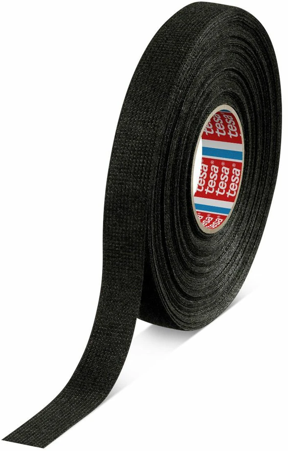 TESA IZOLIACINĖ JUOSTA JUODA MEDŽIAGINĖ 15mm x 25m 5000V