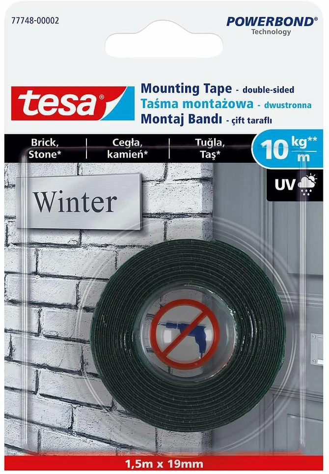 tesa MONTAVIMO JUOSTA IŠOREI 1,5×19