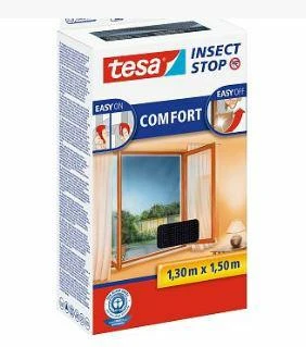 TESA MOSKITIERA OKIENNA Juoda 1,3m x 1,5m COMFORT