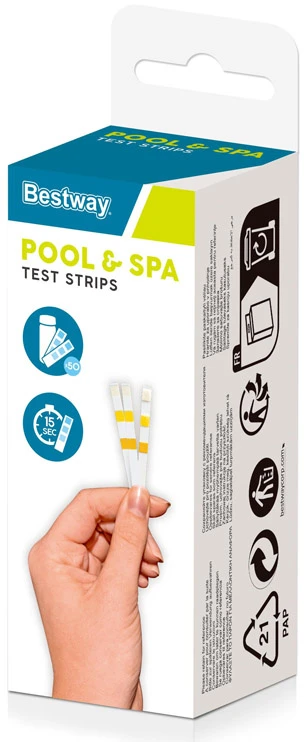 Bestway Baseinų pH, alkalio ir chloro testeris