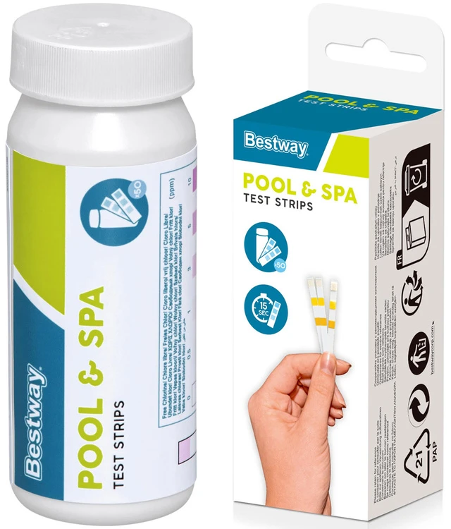Bestway Baseinų pH, alkalio ir chloro testeris