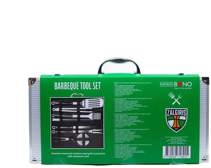 Texas_Club Grilio įrankių komplektas Kamado Bono Žalgiris Toolset