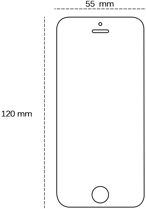 TFO TelForceone Grūdintas stiklas 2,5D skirtas iPhone 5 / 5S / 5C / SE