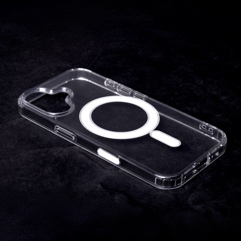 TFO Smūgiams atsparus Mag magnetinis dėklas iPhone 16 6,1 skaidrus, 1.5mm