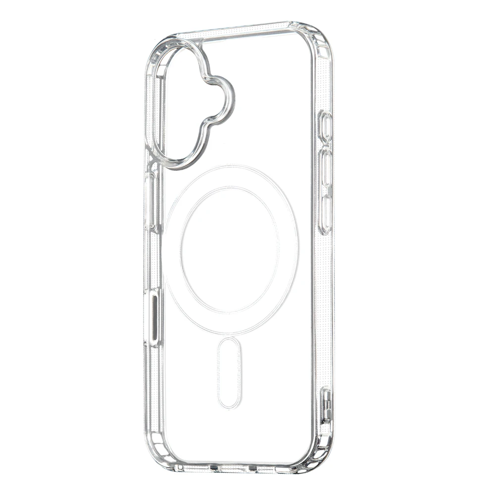 TFO Smūgiams atsparus Mag magnetinis dėklas iPhone 16 6,1 skaidrus, 1.5mm