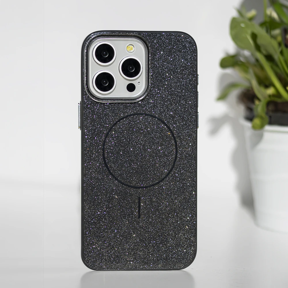 TFO Blizgus plonas Mag dėklas, skirtas iPhone 17 Pro Max 6,9" juodas