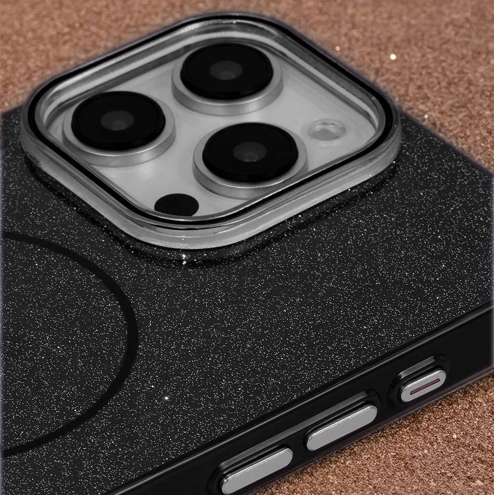 TFO Blizgus plonas Mag dėklas, skirtas iPhone 17 Pro Max 6,9" juodas