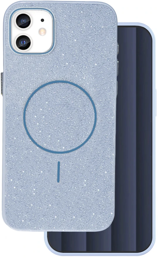 TFO Blizgus plonas Mag dėklas, skirtas iPhone 11, mėlynas