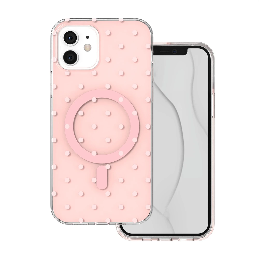 TFO Bubble Dots Mag dėklas iPhone 11 rožinis