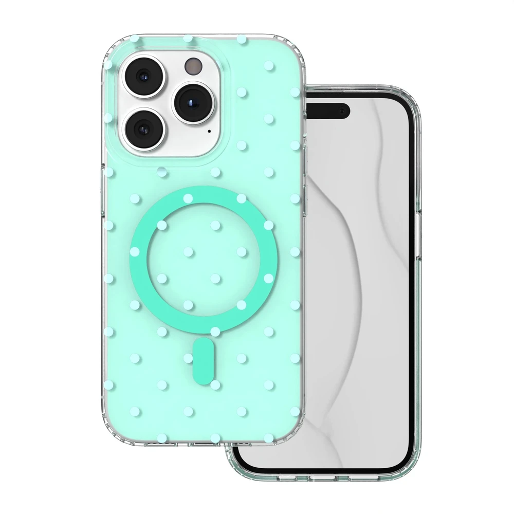 TFO Bubble Dots Mag dėklas iPhone 14 Pro 6,1" žalias