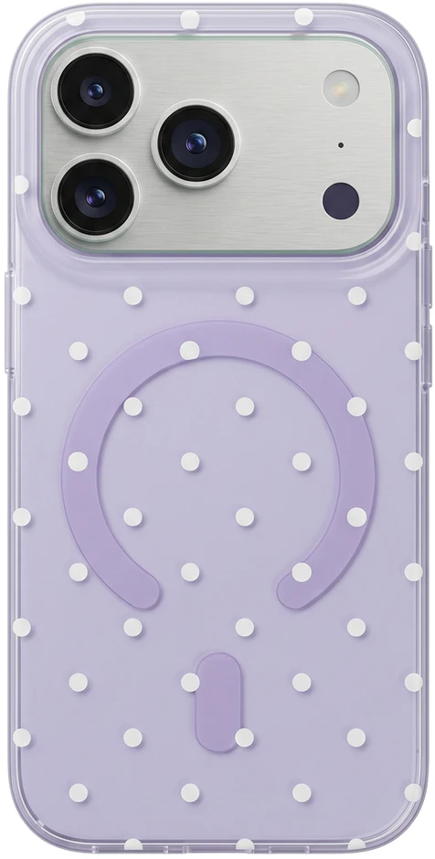 TFO Bubble Dots Mag dėklas, skirtas iphone 15 6,1" violetinis