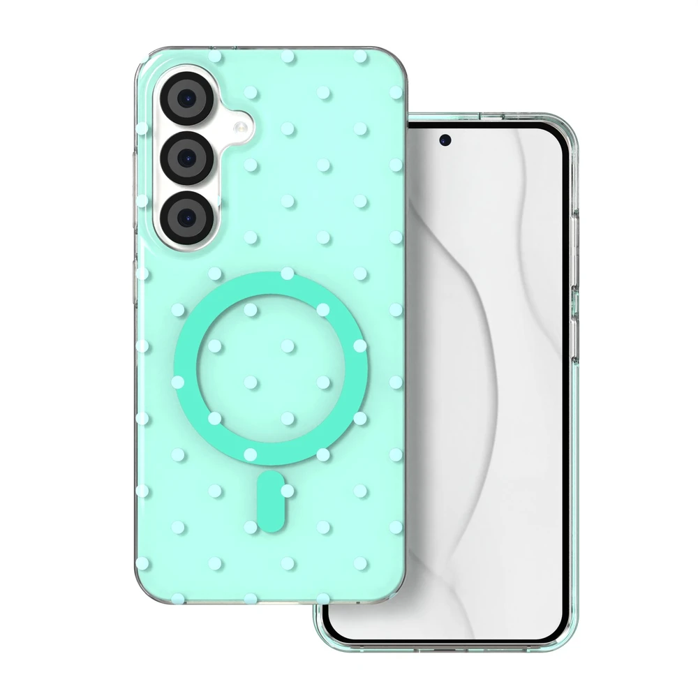 TFO „Bubble Dots Mag“ dėklas, skirtas „Samsung S24 / S25“, žalias