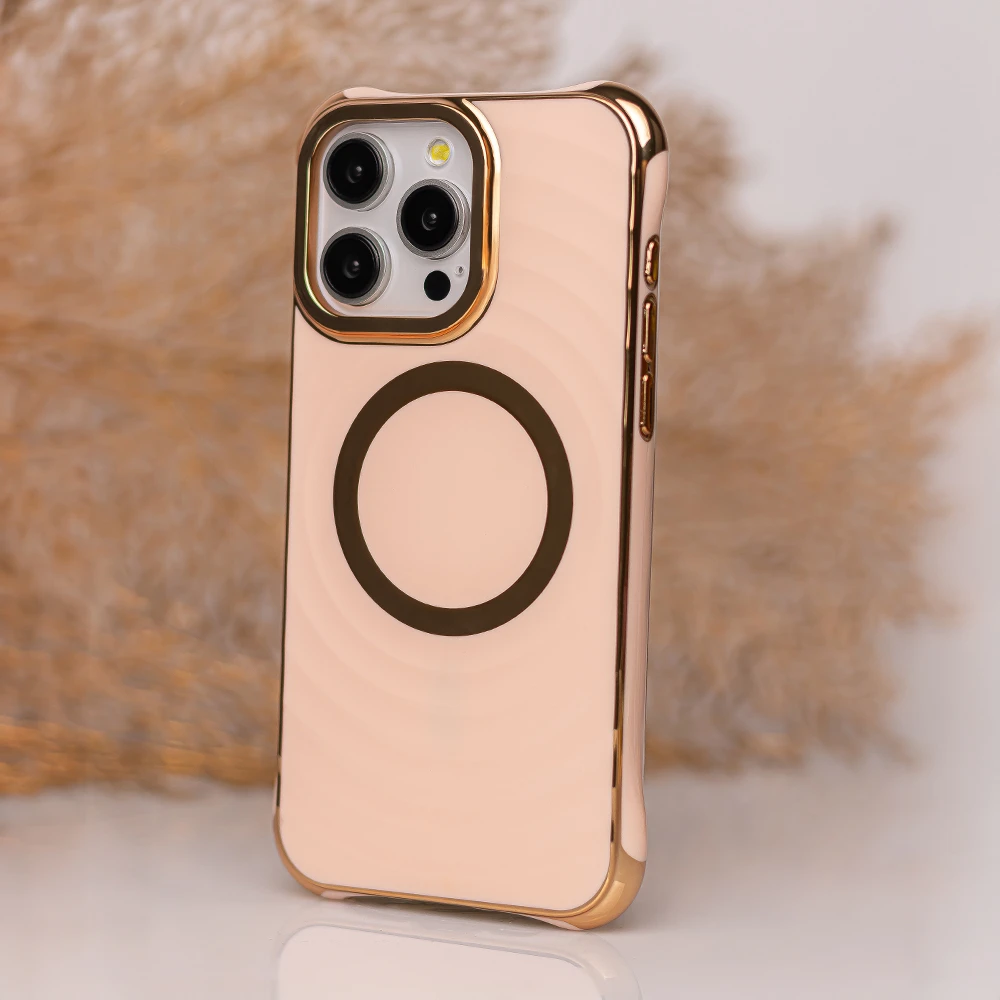 TFO Magnetinis dėklas Circle Glam Mag telefonui iPhone 16 Plus 6,7 rožinės spalvos