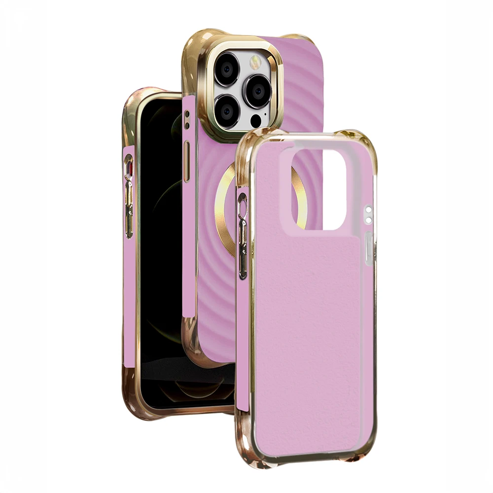 TFO "Circle Glam Mag" dėklas "iPhone 14 Pro 6,1", violetinės spalvos