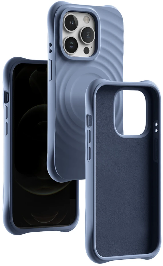 TFO Magnetinis dėklas Circle Mag telefonui iPhone 13 Pro 6,1, mėlynas