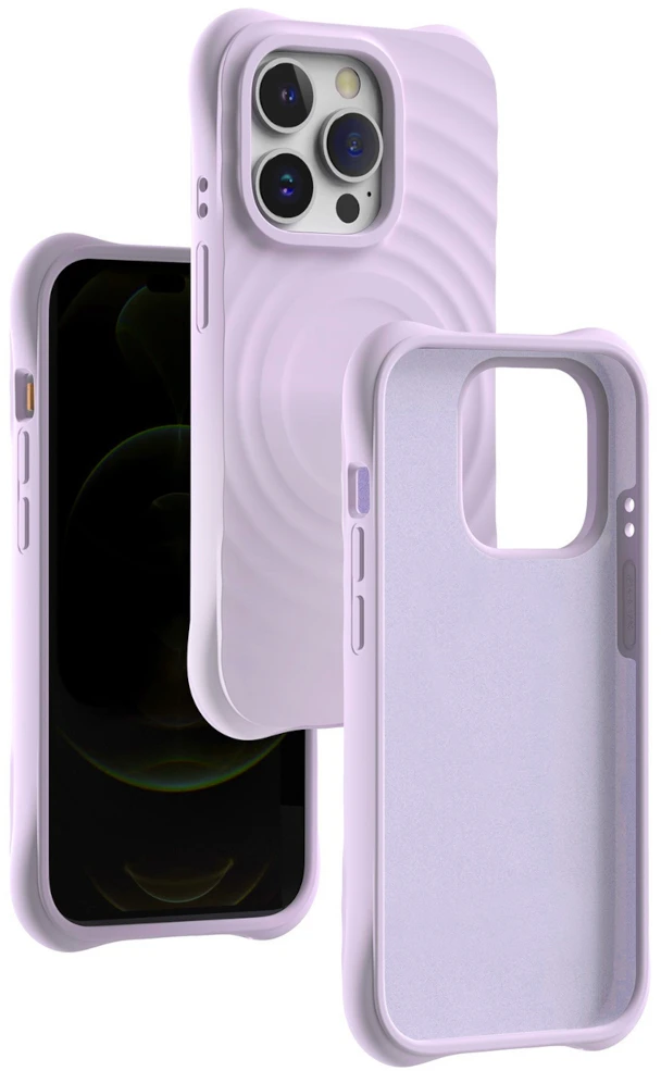 TFO "Circle Mag" dėklas "iPhone 13 Pro 6,1", šviesiai violetinės spalvos