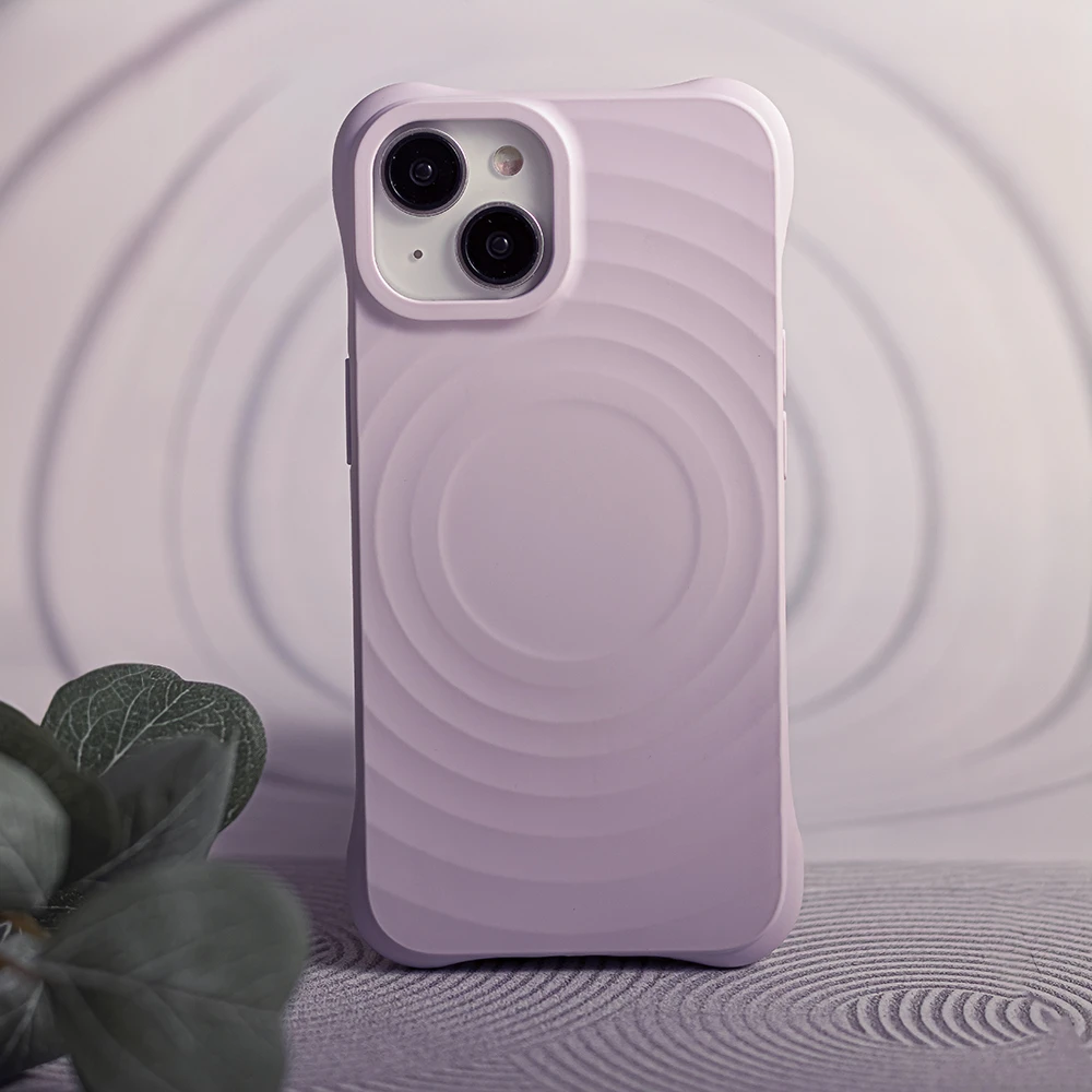 TFO "Circle Mag" dėklas "iPhone 15 Pro 6,1", šviesiai violetinės spalvos