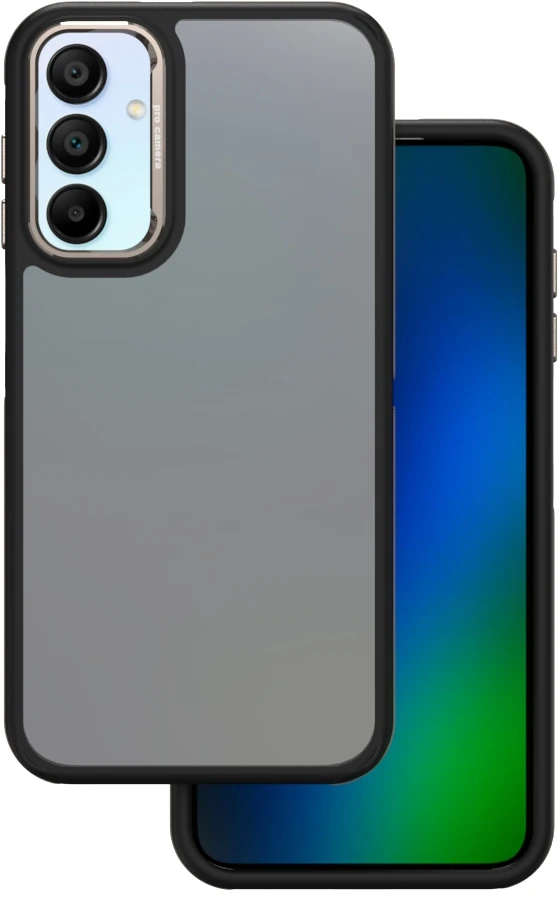 TFO Crystal Juodas dėklas, skirtas Samsung Galaxy A15 4G / A15 5G, pilkas