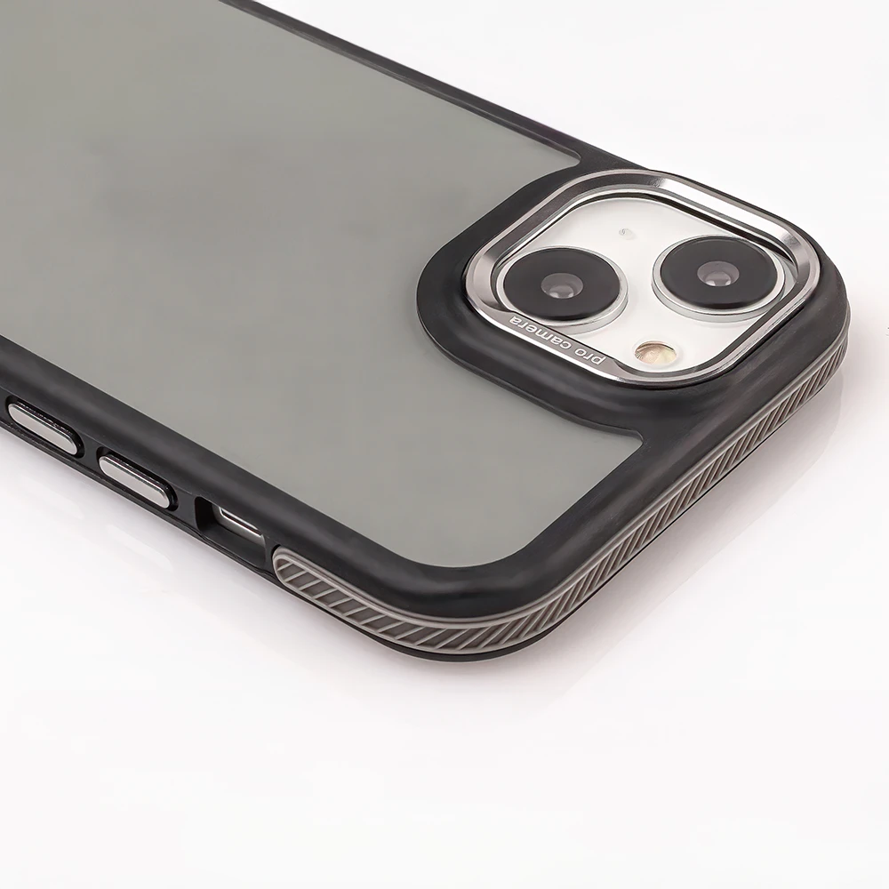 TFO Crystal Juodas dėklas, skirtas Samsung Galaxy M55 5G, pilkas