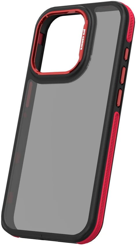TFO Crystal Juodas dėklas, skirtas Xiaomi Redmi Note 14 5G (Global) raudonas