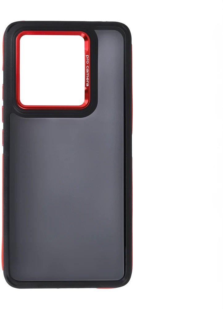 TFO Crystal Juodas dėklas, skirtas Xiaomi Redmi Note 14 5G (Global) raudonas
