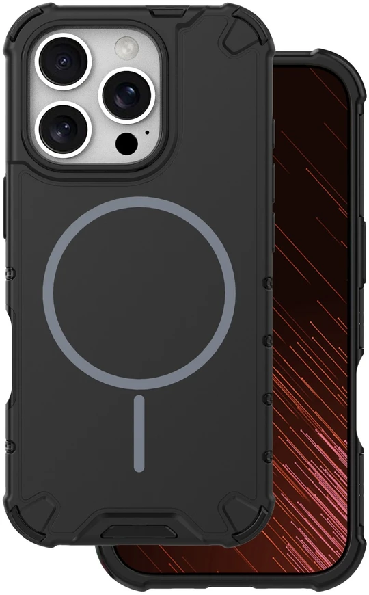 TFO Defender 2in1 Mag dėklas, skirtas iPhone 15 Pro 6,1" juodas