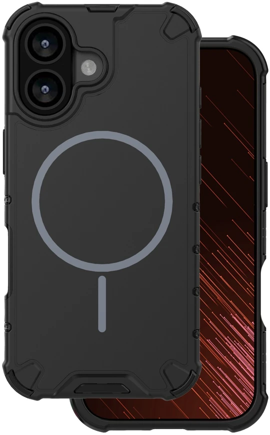 TFO Defender 2in1 Mag dėklas, skirtas iPhone 16 6,1" juodas