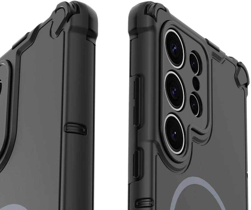 TFO Defender 2in1 Mag dėklas, skirtas Samsung Galaxy S25 Ultra, juodas