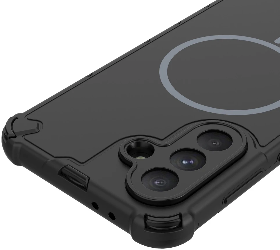 TFO Defender 2in1 Mag dėklas, skirtas Samsung Galaxy A56 5G, juodas