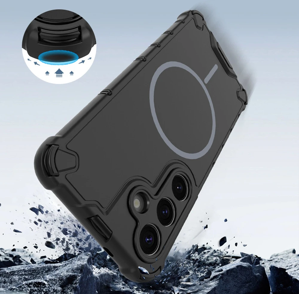 TFO Defender 2in1 Mag dėklas, skirtas Samsung Galaxy S26 Plus, juodas