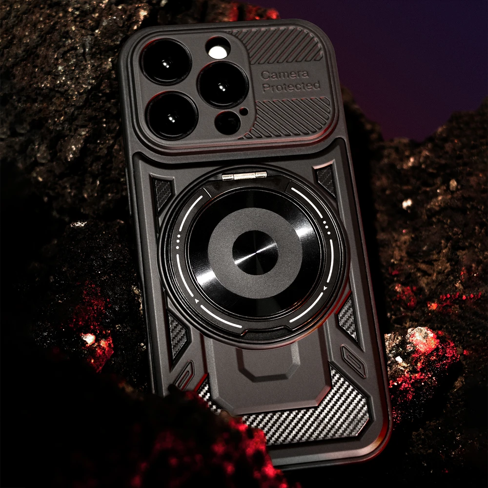 TFO Defender Armor Mag dėklas, skirtas iPhone 17 Air 6,6" juodas