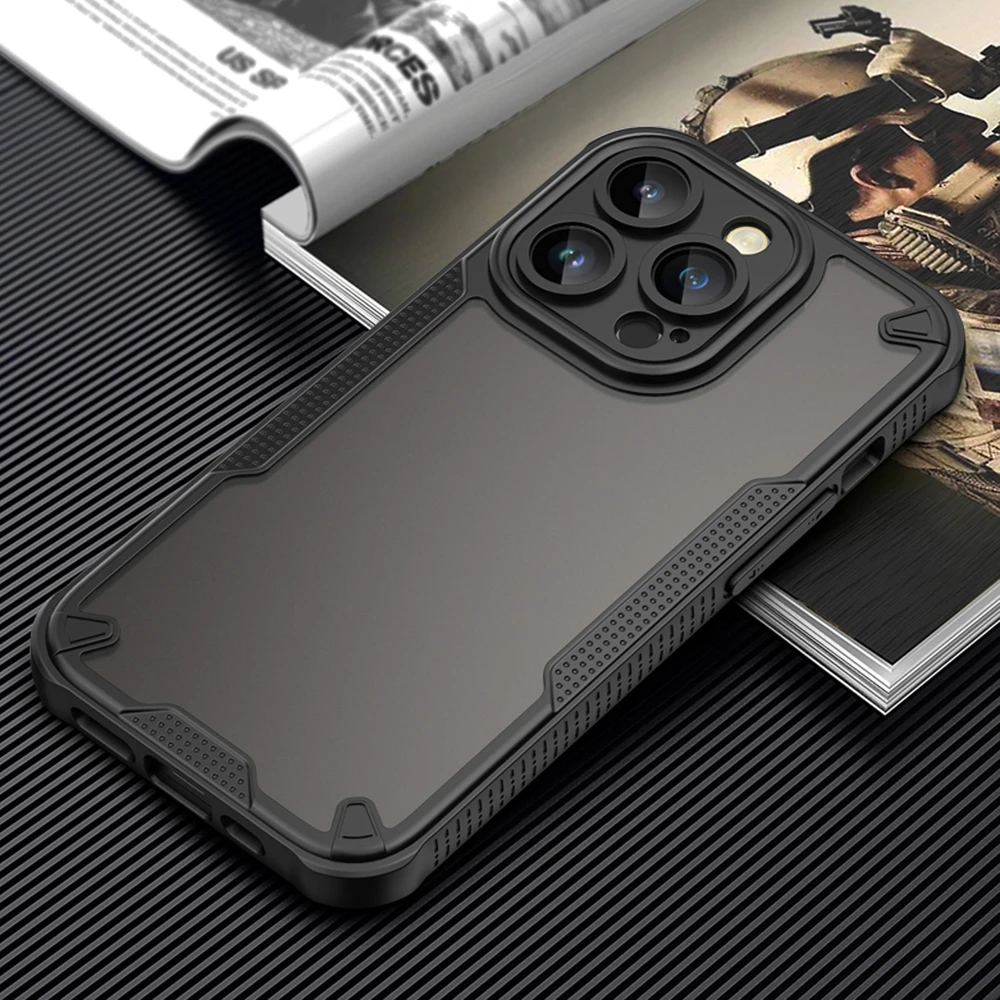 TFO Defender Matt dėklas, skirtas iPhone 17 Air 6,6" juodas