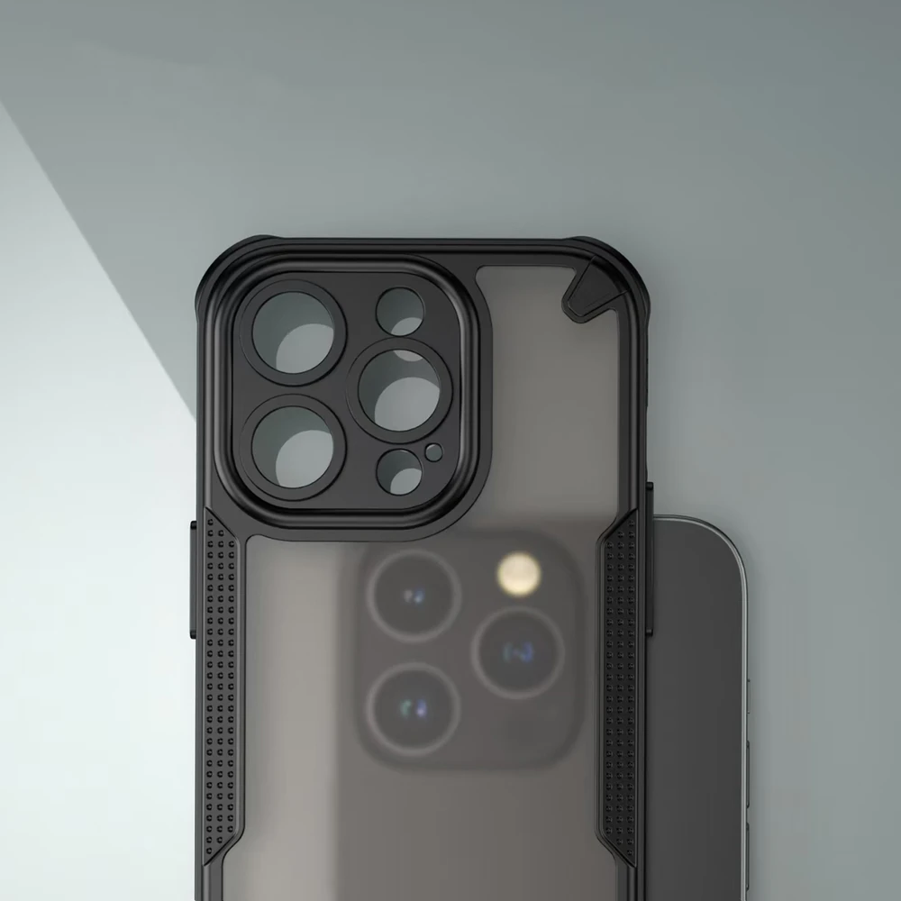TFO Defender Matt dėklas, skirtas iPhone 17 Air 6,6" juodas
