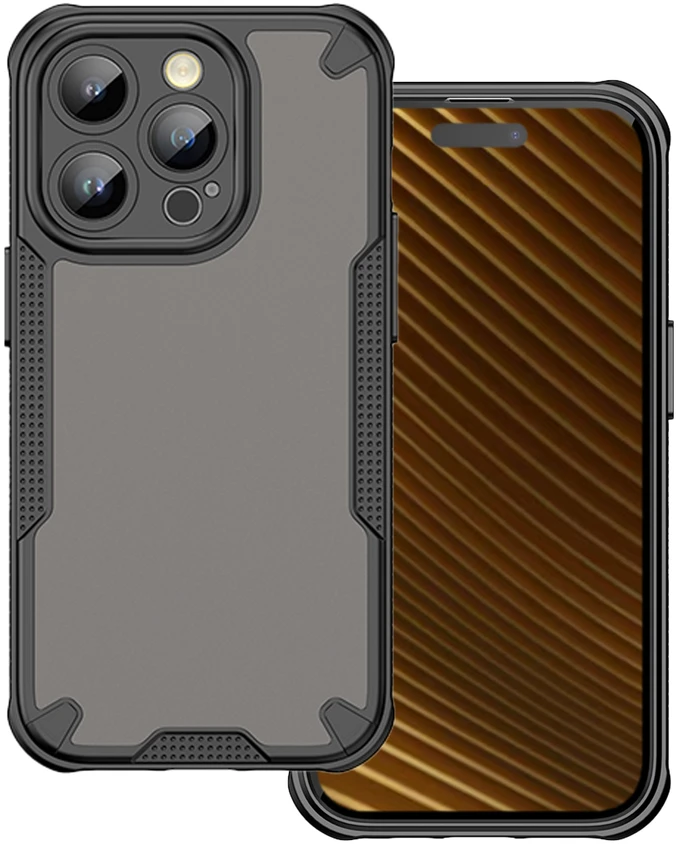 TFO Defender Matt dėklas, skirtas iPhone 17 Air 6,6" juodas