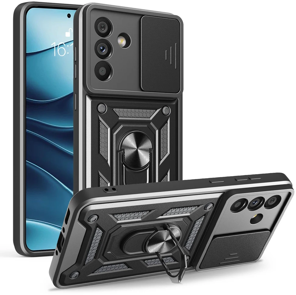 TFO Defender Slide dėklas Samsung Galaxy A56 5G juodas