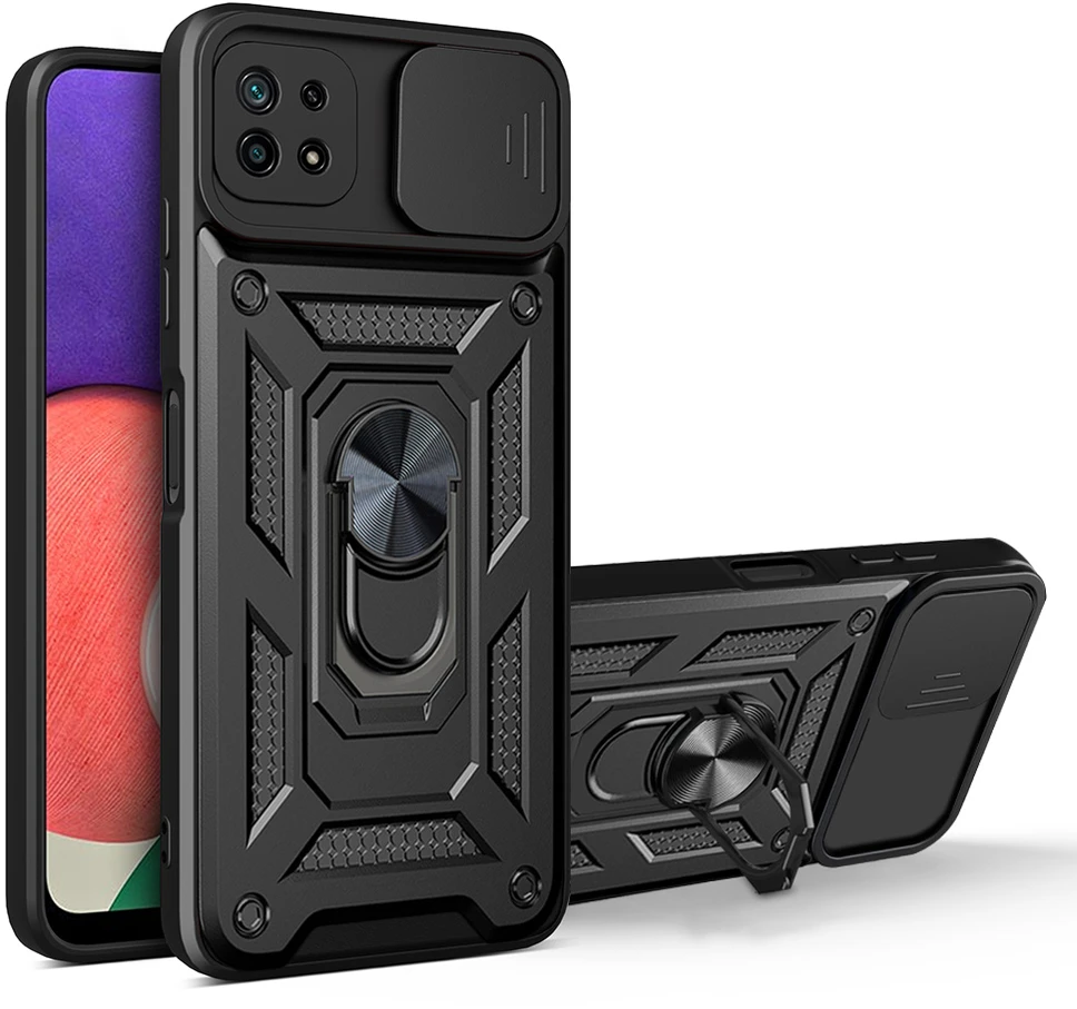 TFO Defender Slide dėklas Samsung Galaxy A22 5G juodas