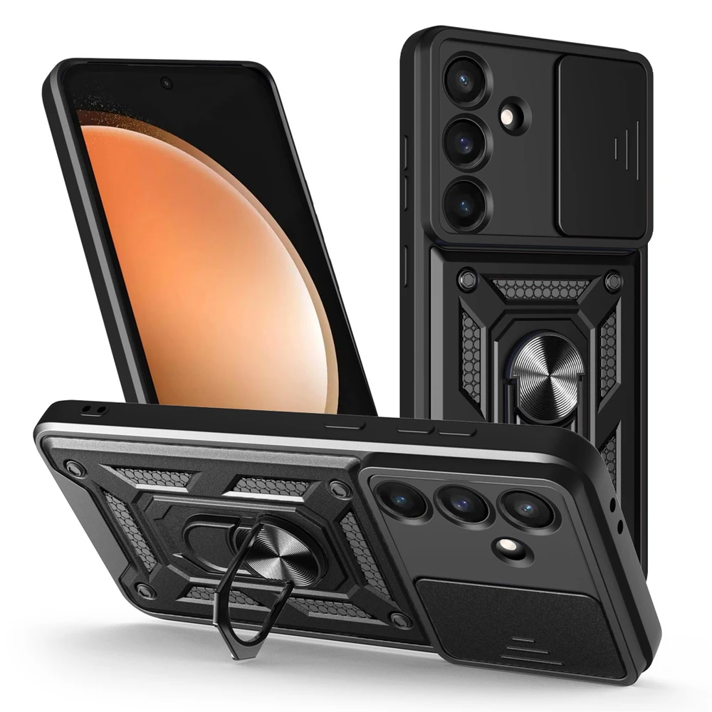 TFO Defender Slide dėklas Samsung Galaxy S25 FE juodas