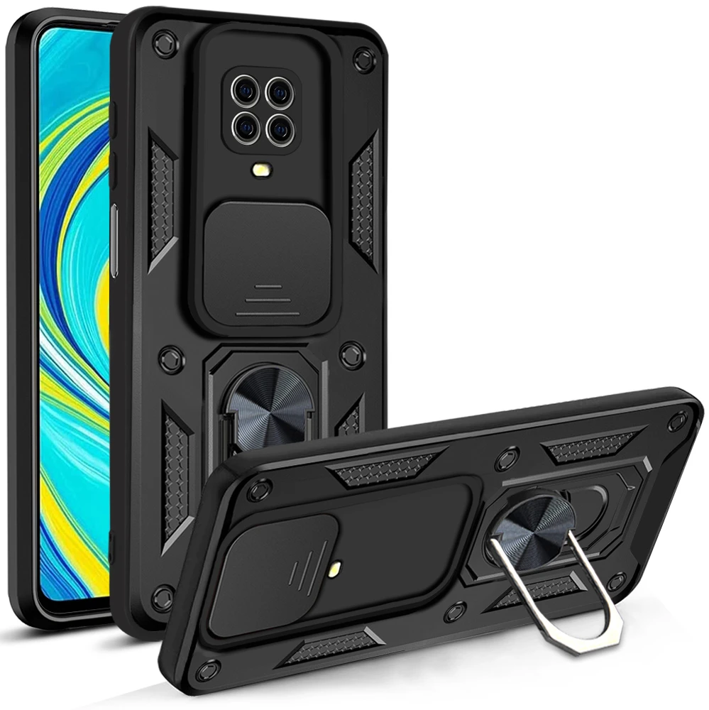 TFO Defender Slide dėklas, skirtas Xiaomi Redmi Note 9s / 9 Pro / 9 Pro Max, juodas