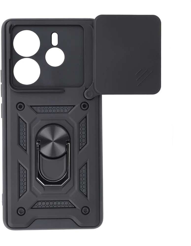 TFO Defender Slide dėklas, skirtas Xiaomi Redmi Note 14 5G (Global), juodas