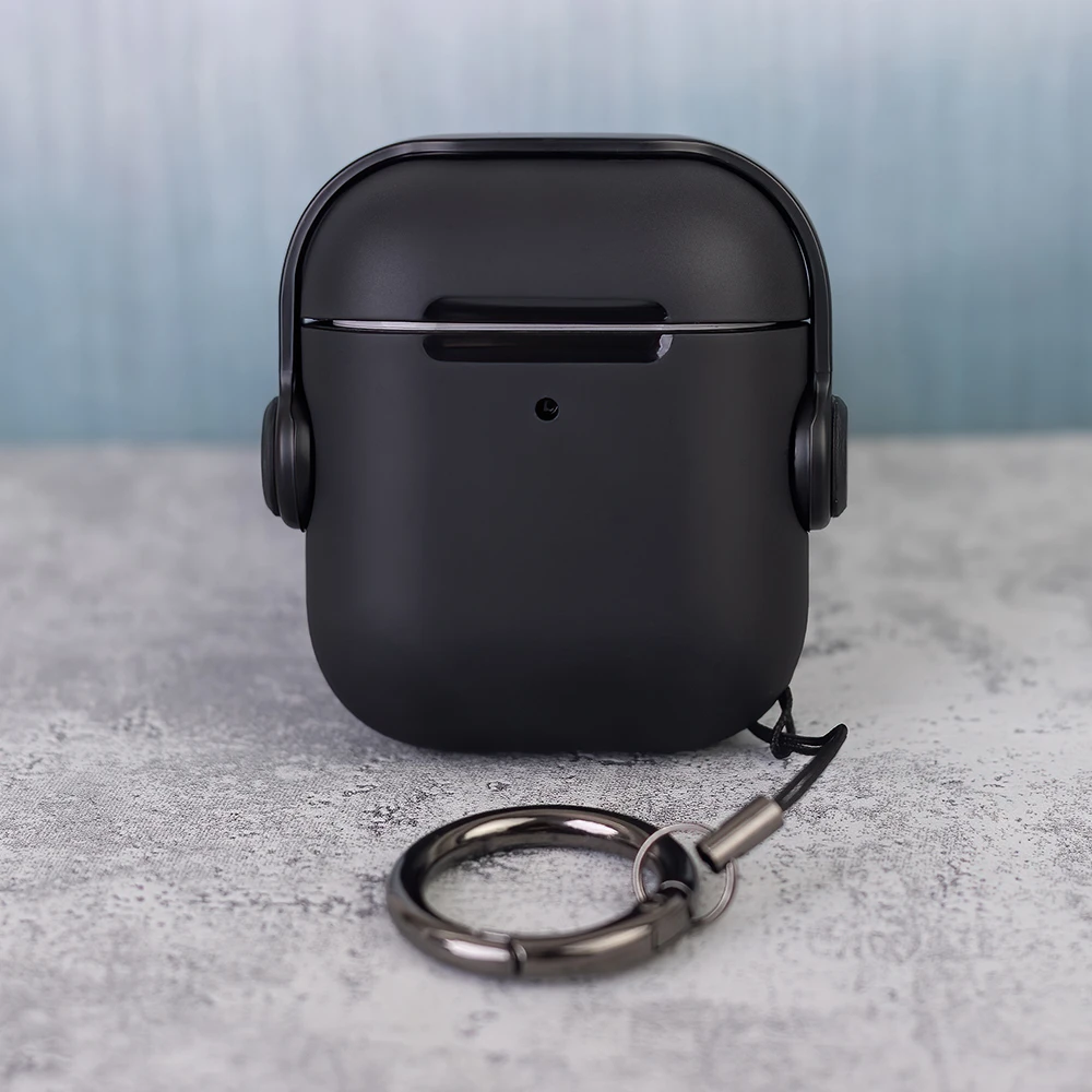 TFO "Airpods" ausinių "Airpods 2" dėklas juodas