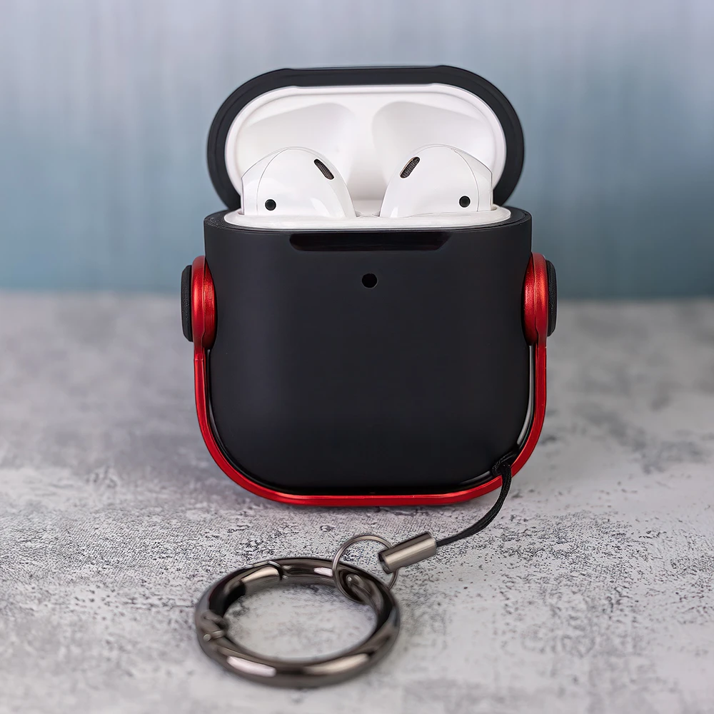 TFO "Airpods" ausinių "Airpods 2" dėklas raudonas