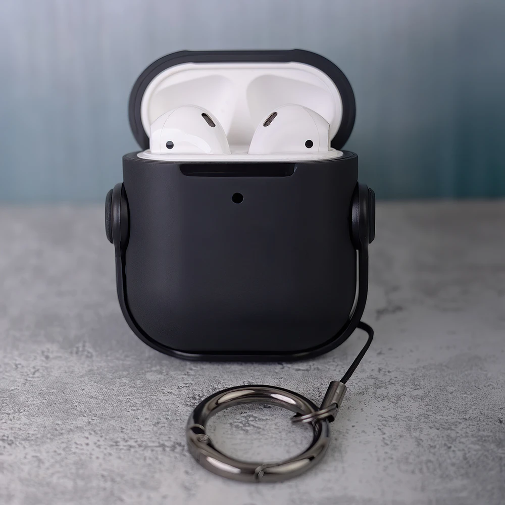 TFO "Airpods" ausinių "Airpods 2" dėklas juodas