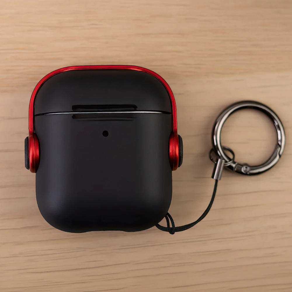 TFO "Airpods" ausinių "Airpods 2" dėklas raudonas