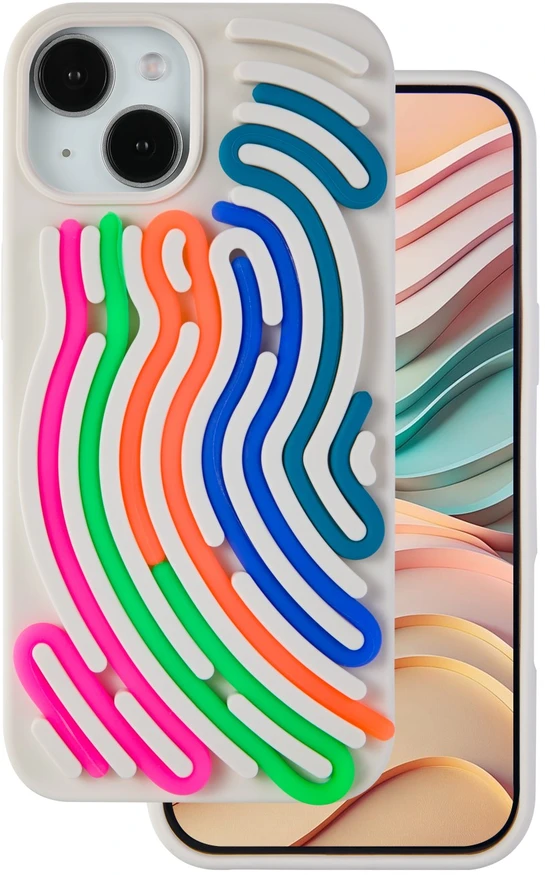 TFO DIY gyvatės odos imitacijos dėklas, skirtas iPhone 12 / 12 Pro 6,1" smėlio spalvos