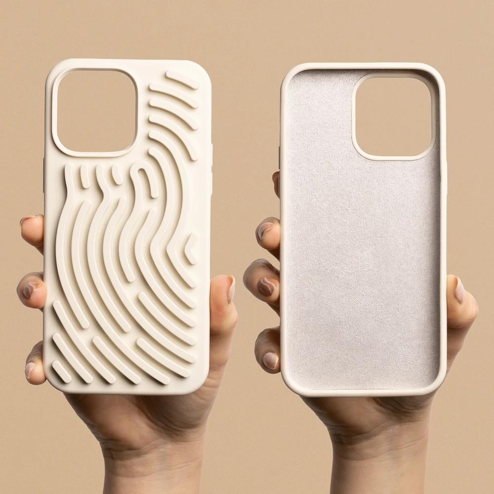 TFO DIY gyvatės odos imitacijos dėklas, skirtas iPhone 12 / 12 Pro 6,1" smėlio spalvos